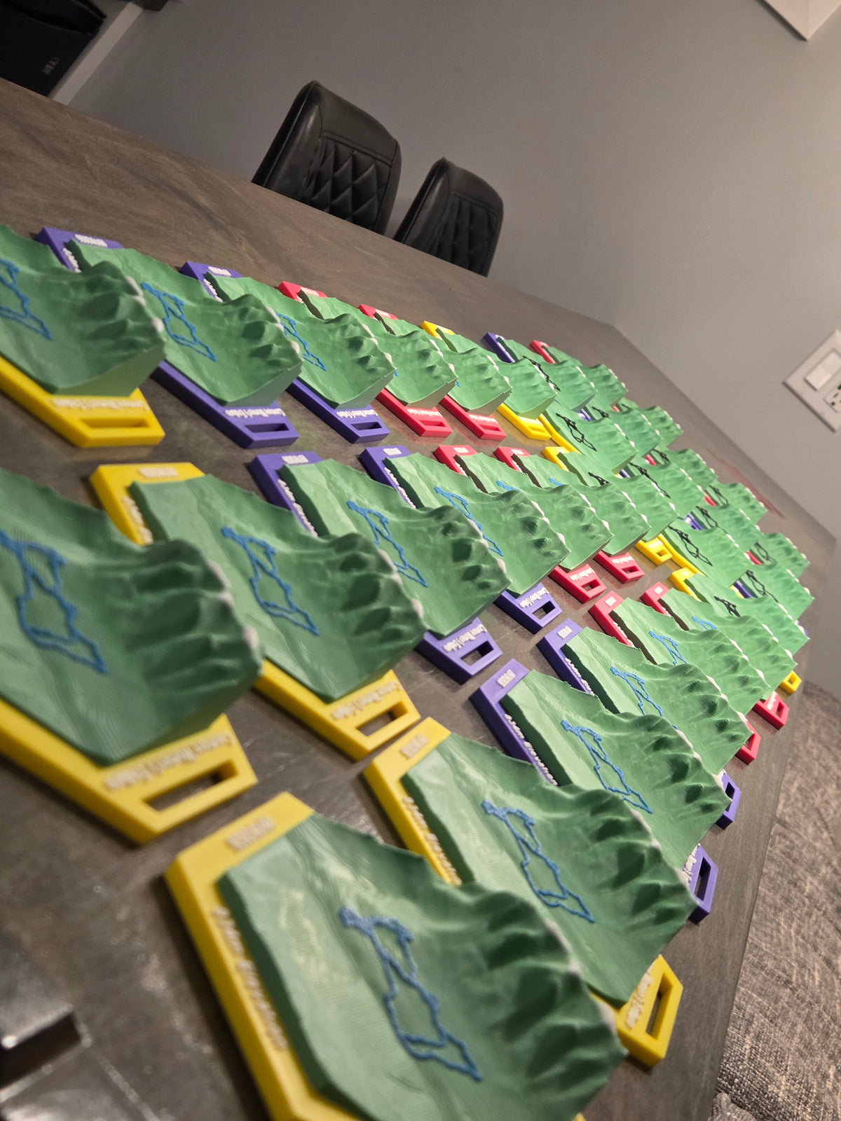 Topo Map 3d Medals