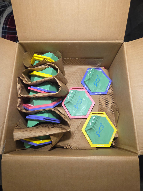 Topo Map 3d Medals